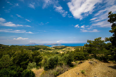 Scenic view of landscape against sky