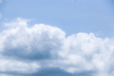 Low angle view of clouds in sky