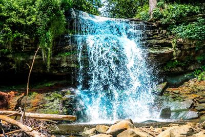 Waterfall in forest