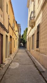 Street amidst buildings in city