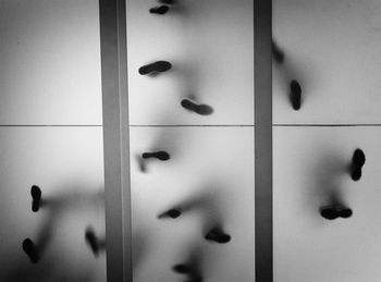 Full frame shot of tiled floor