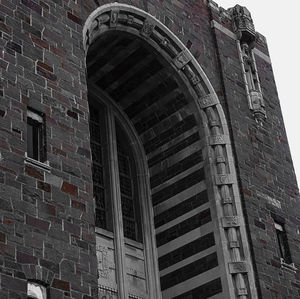 Low angle view of historical building