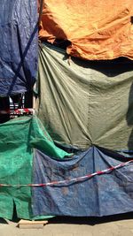 Full frame shot of umbrellas