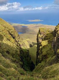 Rocky landscapes of scotland, isle of skye