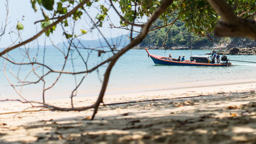 Scenic view of beach