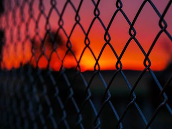 Full frame shot of chainlink fence