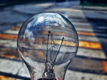 Close-up of light bulb