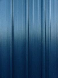 Full frame shot of blue curtain