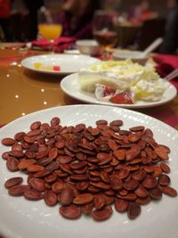 Close-up of food in plate