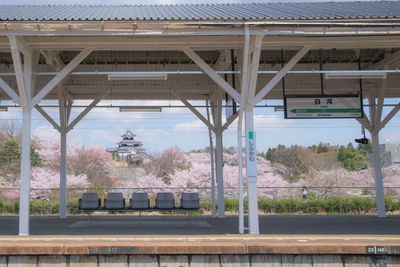 Built structure with trees in background