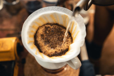 Close-up of coffee