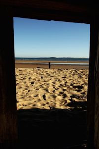 View of beach against sky