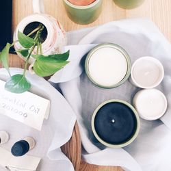 Close-up of food on table