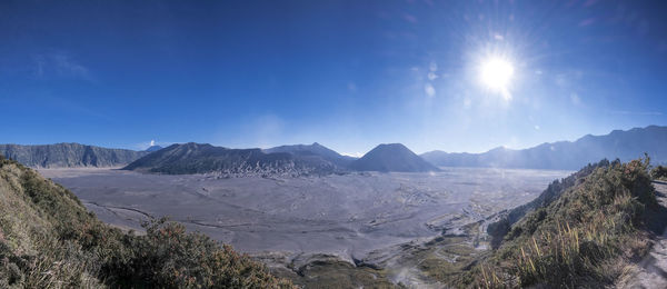 Panoramic view of landscape against sky