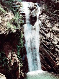 View of waterfall