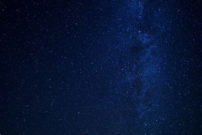 Low angle view of stars against blue sky perseids meteor 