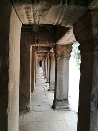 Corridor of historic building