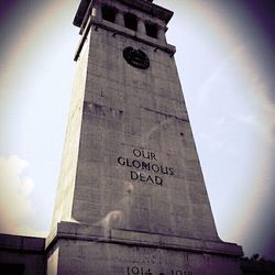 Low angle view of building against sky