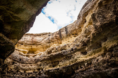 Scenic view of rock formations