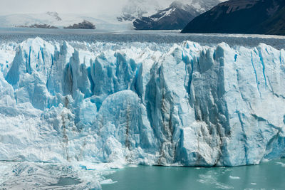 Scenic view of frozen sea