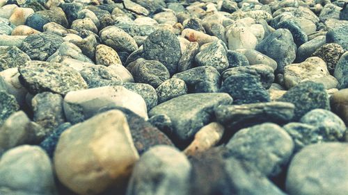 Full frame shot of pebbles