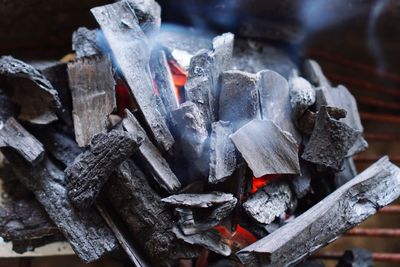 Close-up of firewood