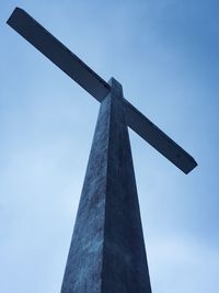 The cross against sky