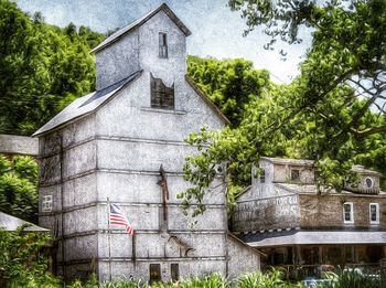 Low angle view of built structure