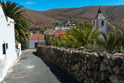 The historic center of betancuria town, fuerteventura, spain