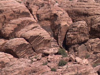 Close-up of rock formation