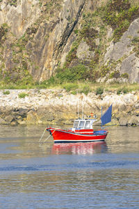 Boat in sea