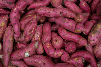 Full frame shot of market stall