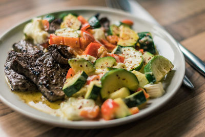 Close-up of salad in bowl