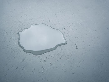 Close-up of water drops on wall