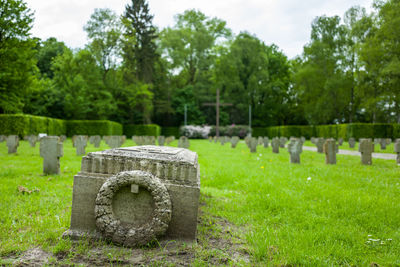 Tombstone at gravy yard