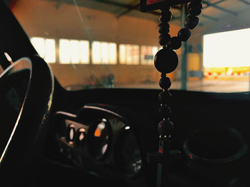 Close-up of vintage car