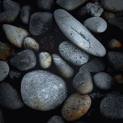 Full frame shot of stones
