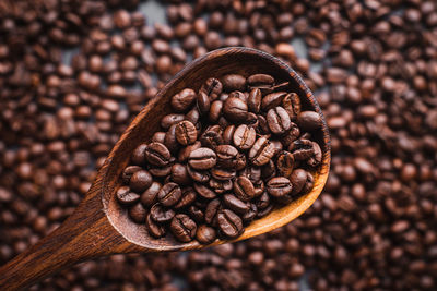 Close-up of coffee beans