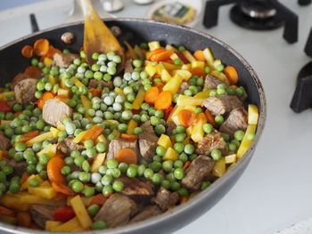 Close-up of salad in bowl