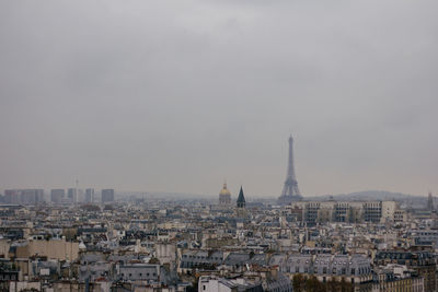 Aerial view of buildings in city