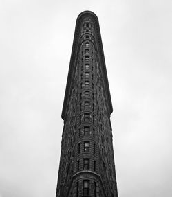 Low angle view of tower against sky