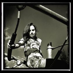 Portrait of young woman