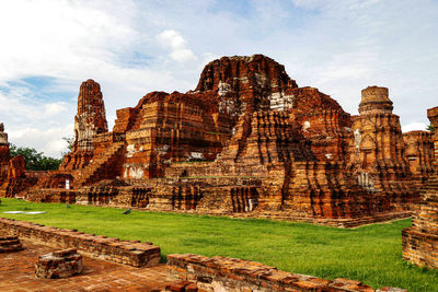 Old temple against sky