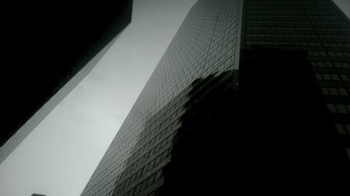 Low angle view of modern building