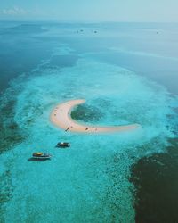 Aerial view of seascape