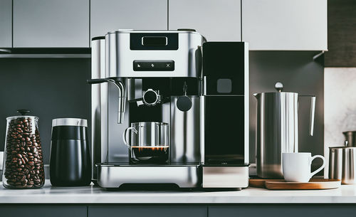 Close-up of coffee maker