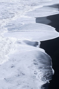Scenic view of frozen sea