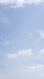 Low angle view of clouds in sky