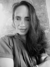 Portrait of beautiful woman