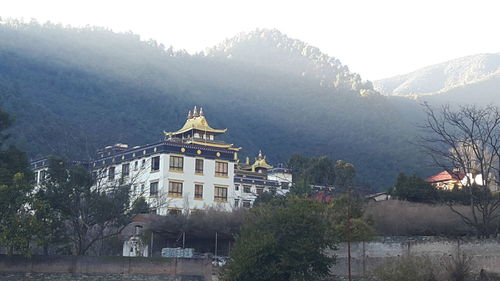 Scenic view of mountains